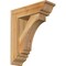 Ekena Millwork Imperial Traditional Rough Sawn Bracket w/ Offset Brace, Western Red Cedar, 6"W x 18"D x 22"H BKT0604X18X22IMP01RWR - alternate 1